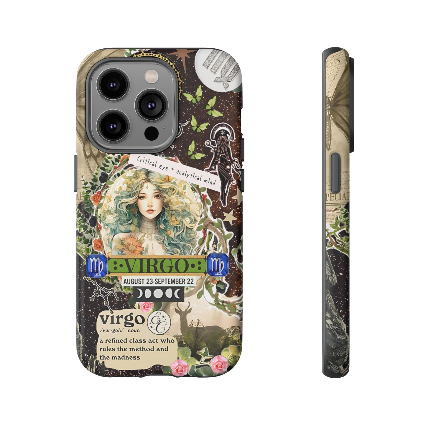 Virgo Zodiac Star Sign Tough Phone Case