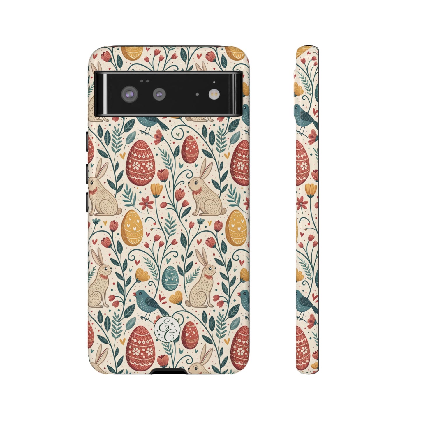 Vintage Easter Pattern Tough Phone Case