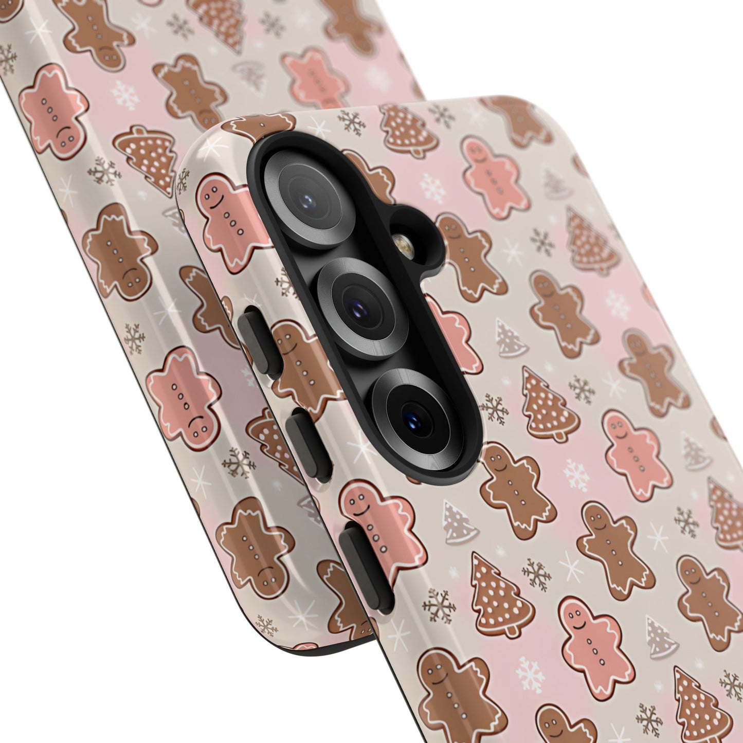 Gingerbread Men & Xmas Tree Pattern Tough Phone Case