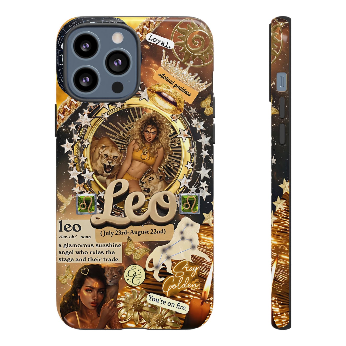 Leo Zodiac Sign Tough Phone Case