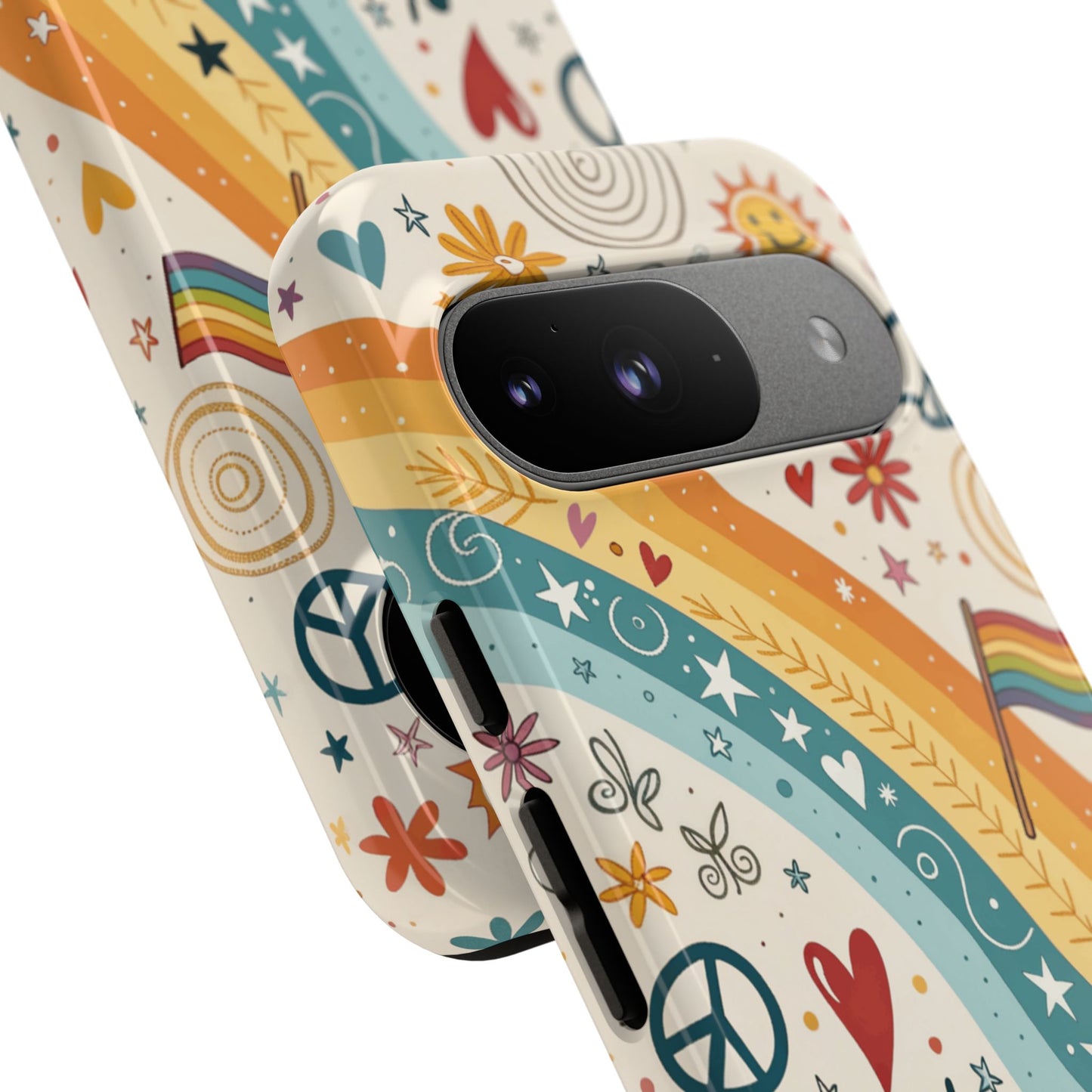 LGTBQ+ Pride Boho Doodle Tough Phone Case