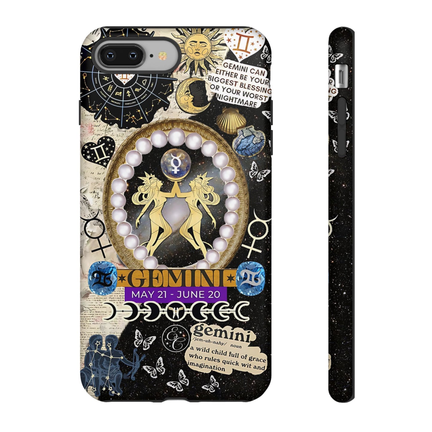 Gemini Zodiac Sign Tough Phone Case