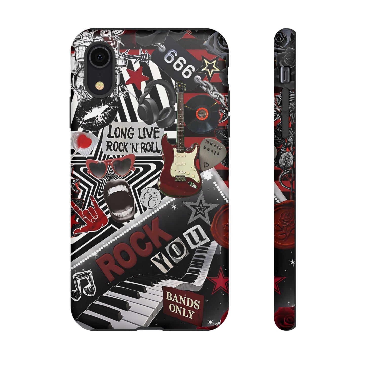 Rock and Roll Collage Tough Phone Case
