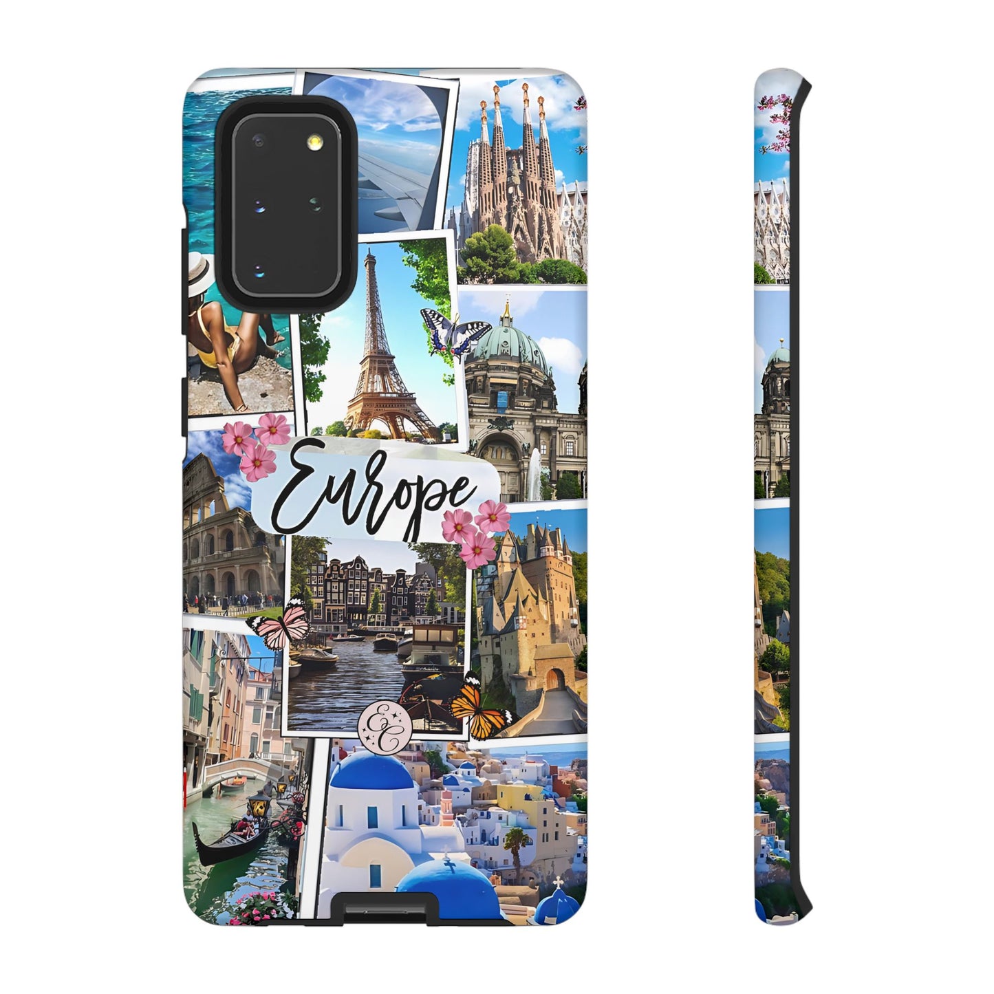 Europe Travel Collage Tough Phone Case