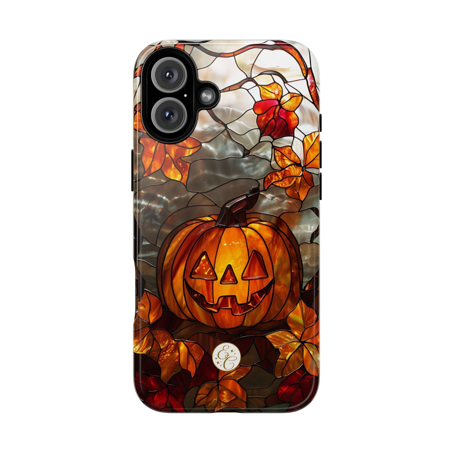 Stained Glass Pumpkin Tough Phone Case