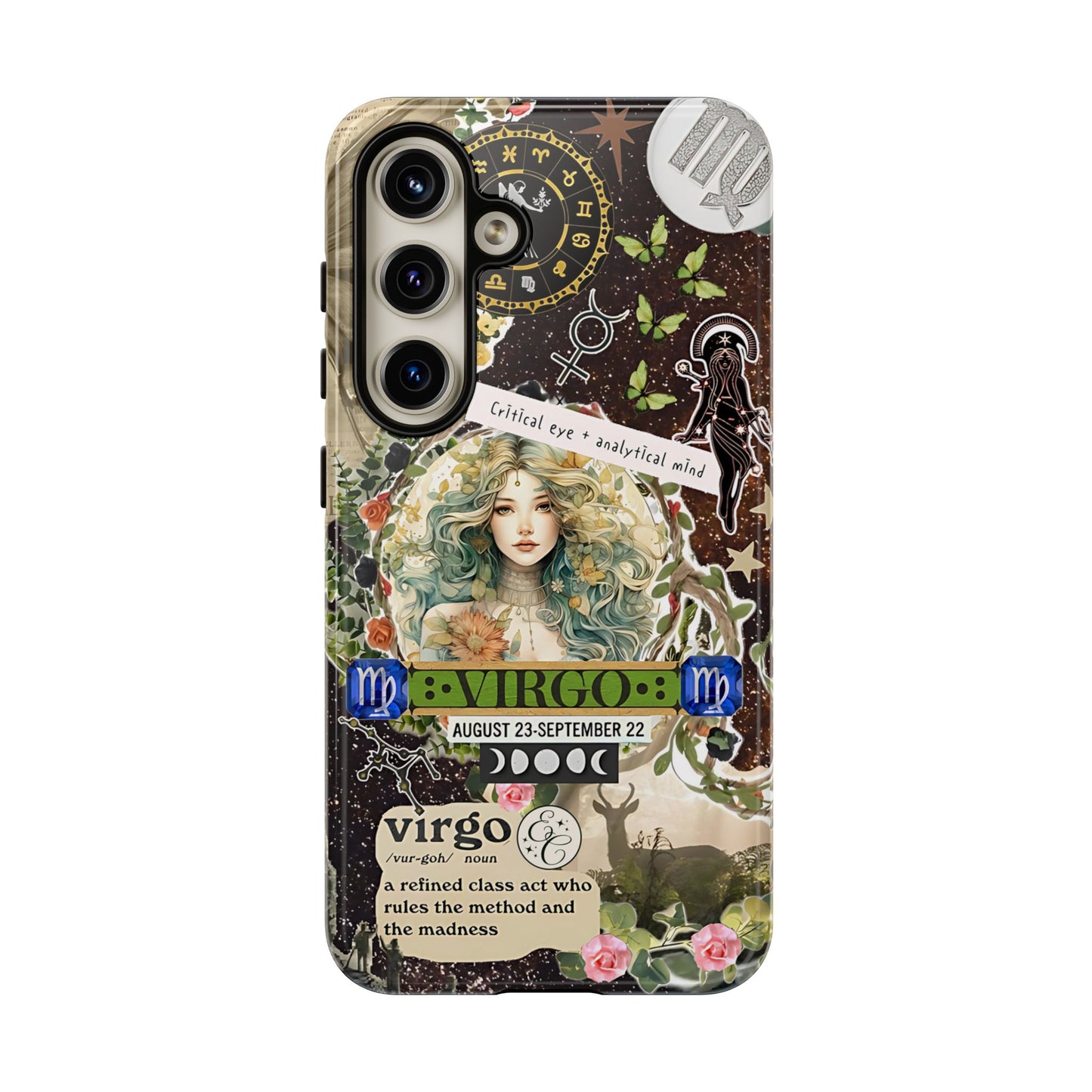 Virgo Zodiac Star Sign Tough Phone Case