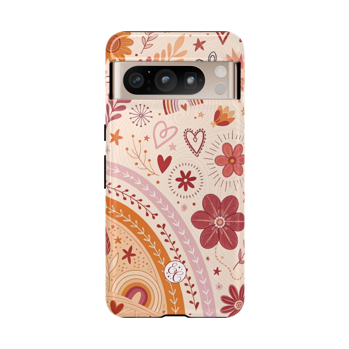 Lesbian Boho Doodle Tough Phone Case