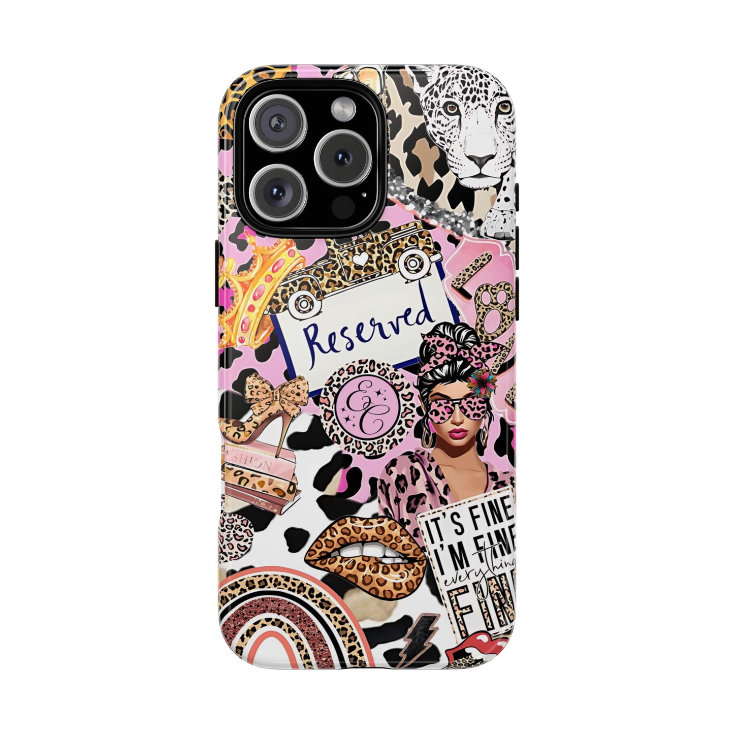 Leopard Wild Glamour Tough Phone Case