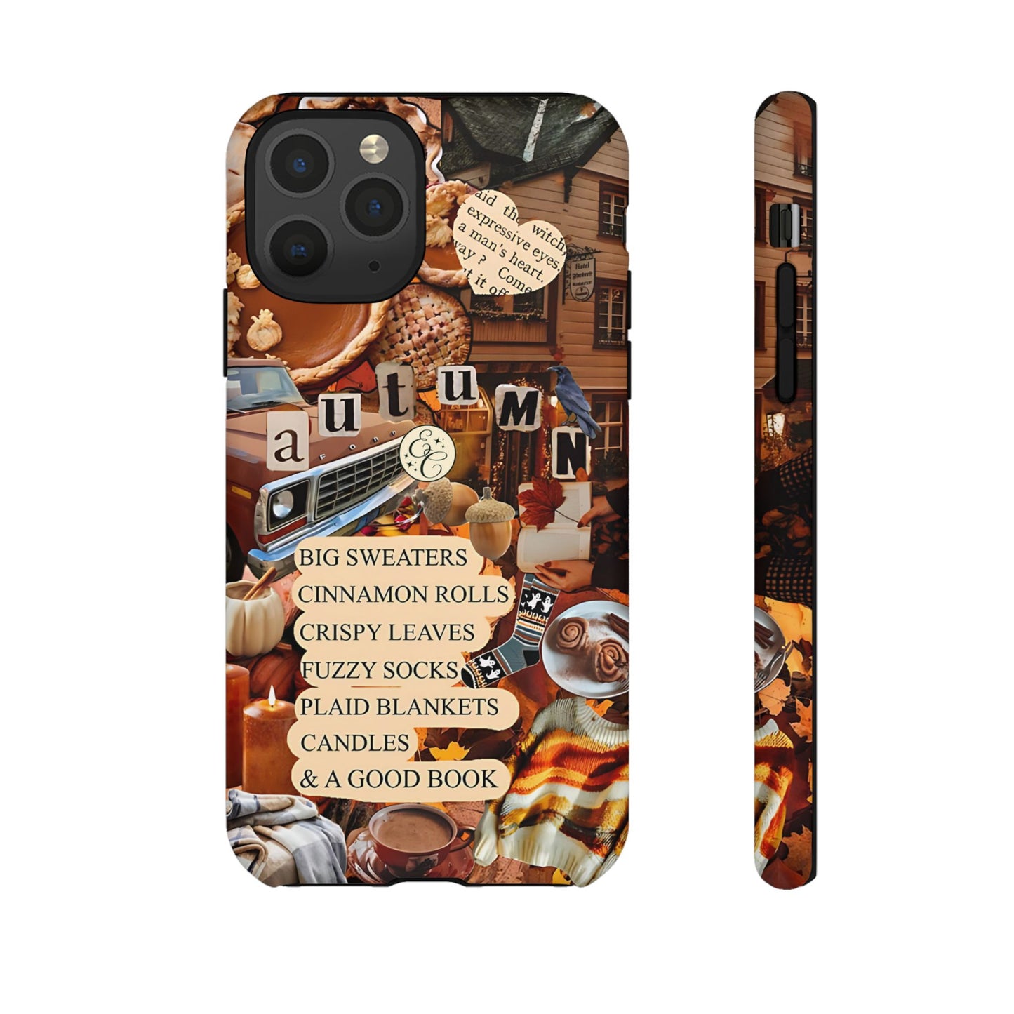 Autumn Aesthetic Collage Tough Phone Case
