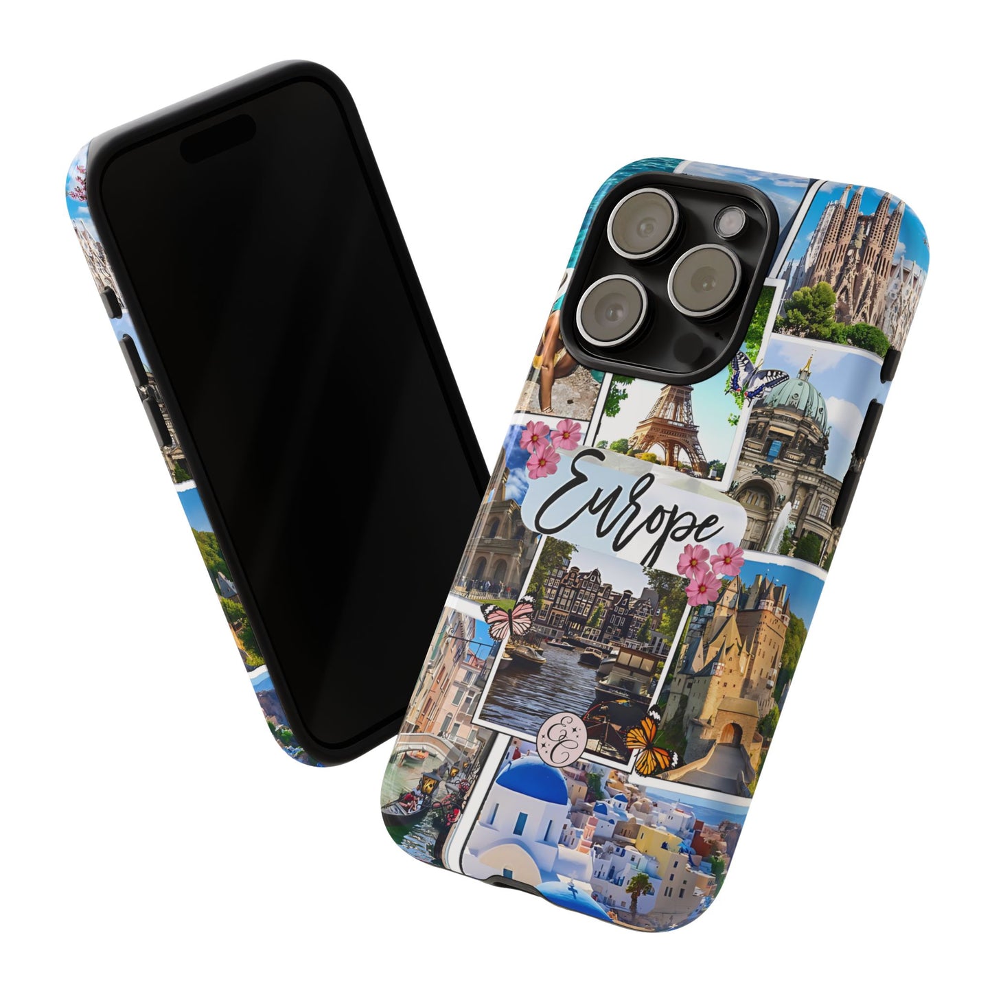 Europe Travel Collage Tough Phone Case