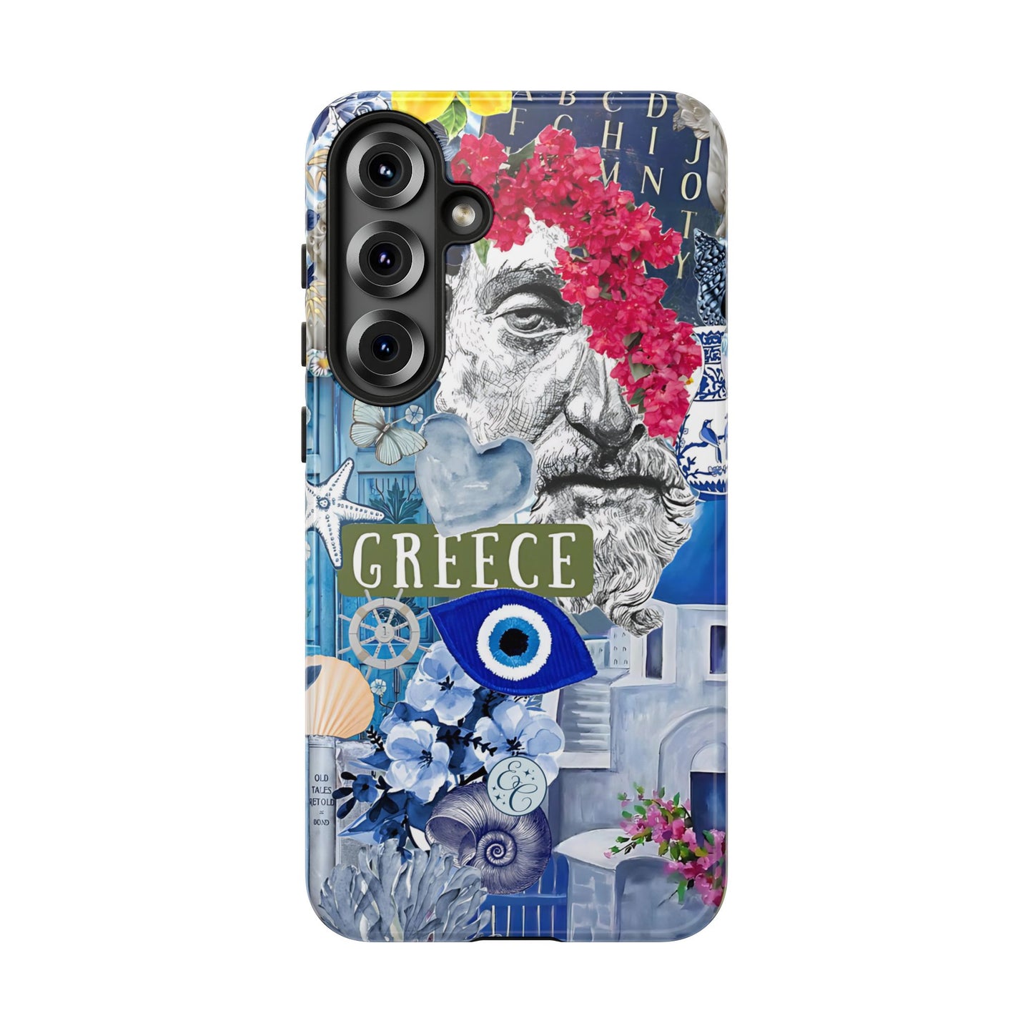 Greek Summer Collage Tough Phone Case