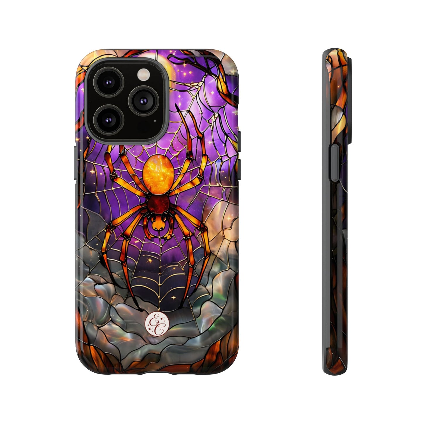 Stained Glass Spider Tough Phone Case