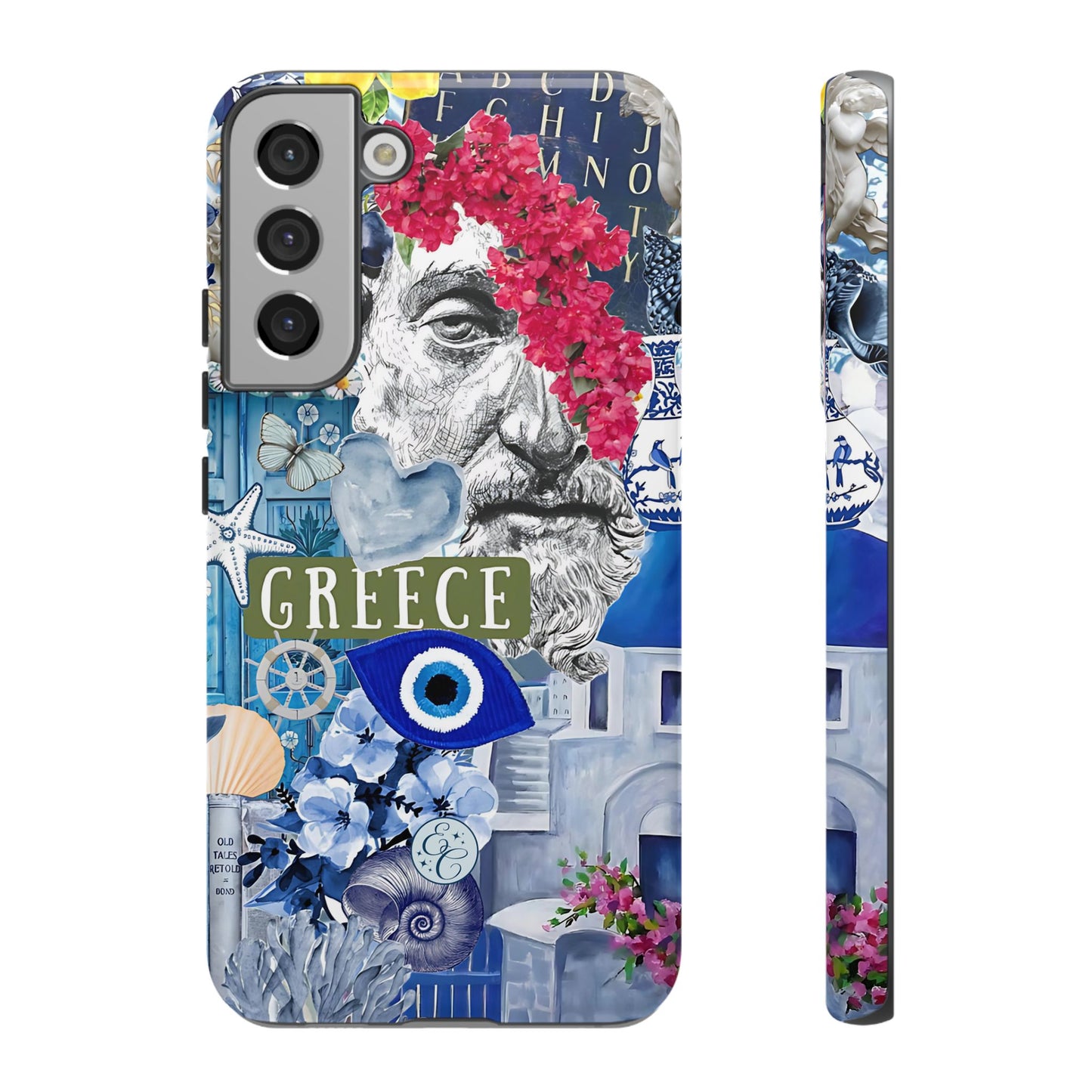 Greek Summer Collage Tough Phone Case