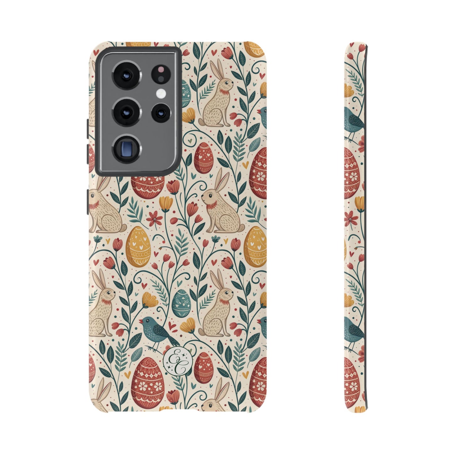 Vintage Easter Pattern Tough Phone Case