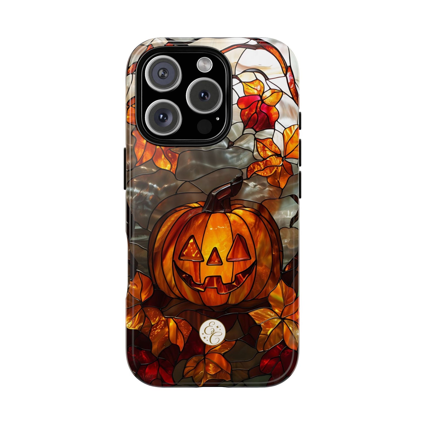 Stained Glass Pumpkin Tough Phone Case
