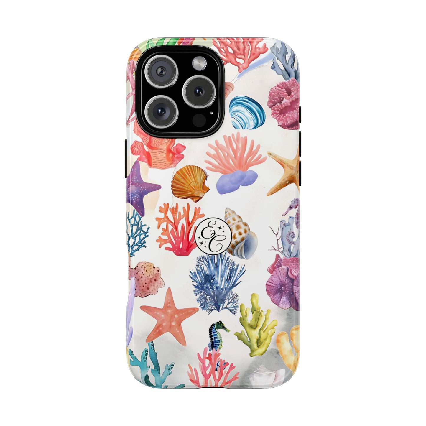 Coral & Sea Shells Tough Phone Case