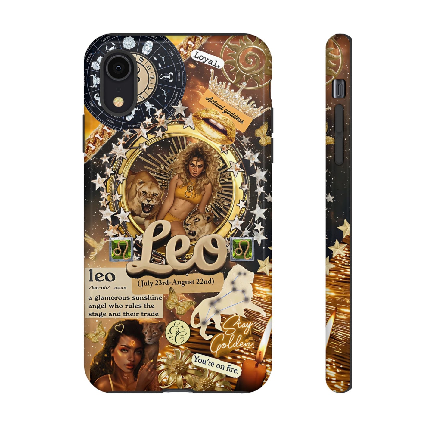 Leo Zodiac Sign Tough Phone Case