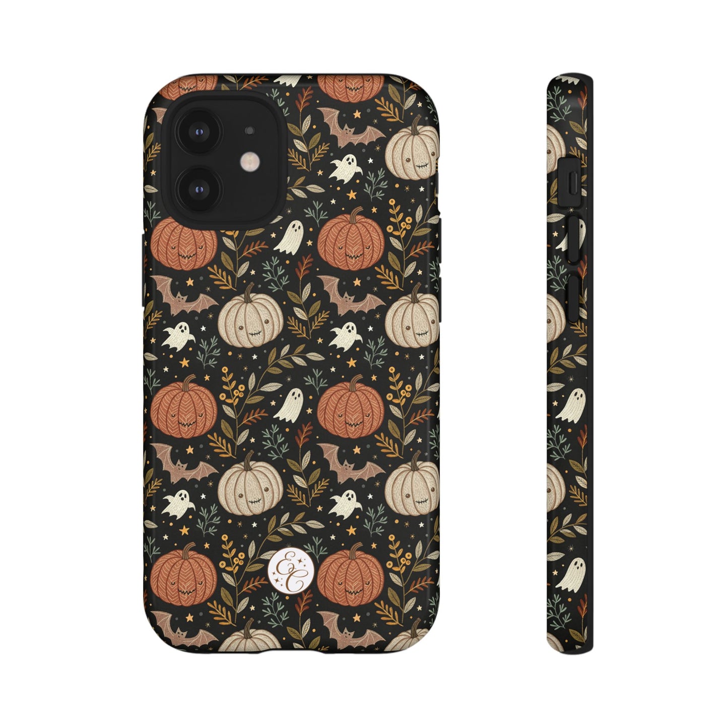 Spooky Halloween Boho Pattern Tough Phone Case
