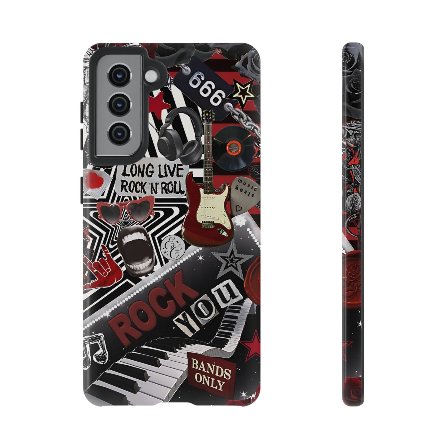 Rock and Roll Collage Tough Phone Case
