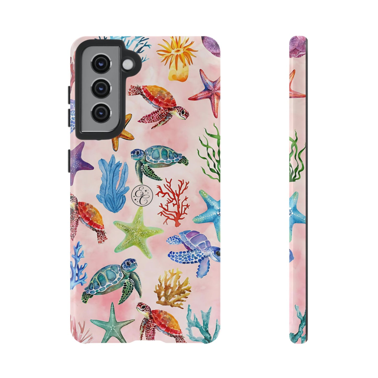 Colorful Marine Life Tough Phone Case