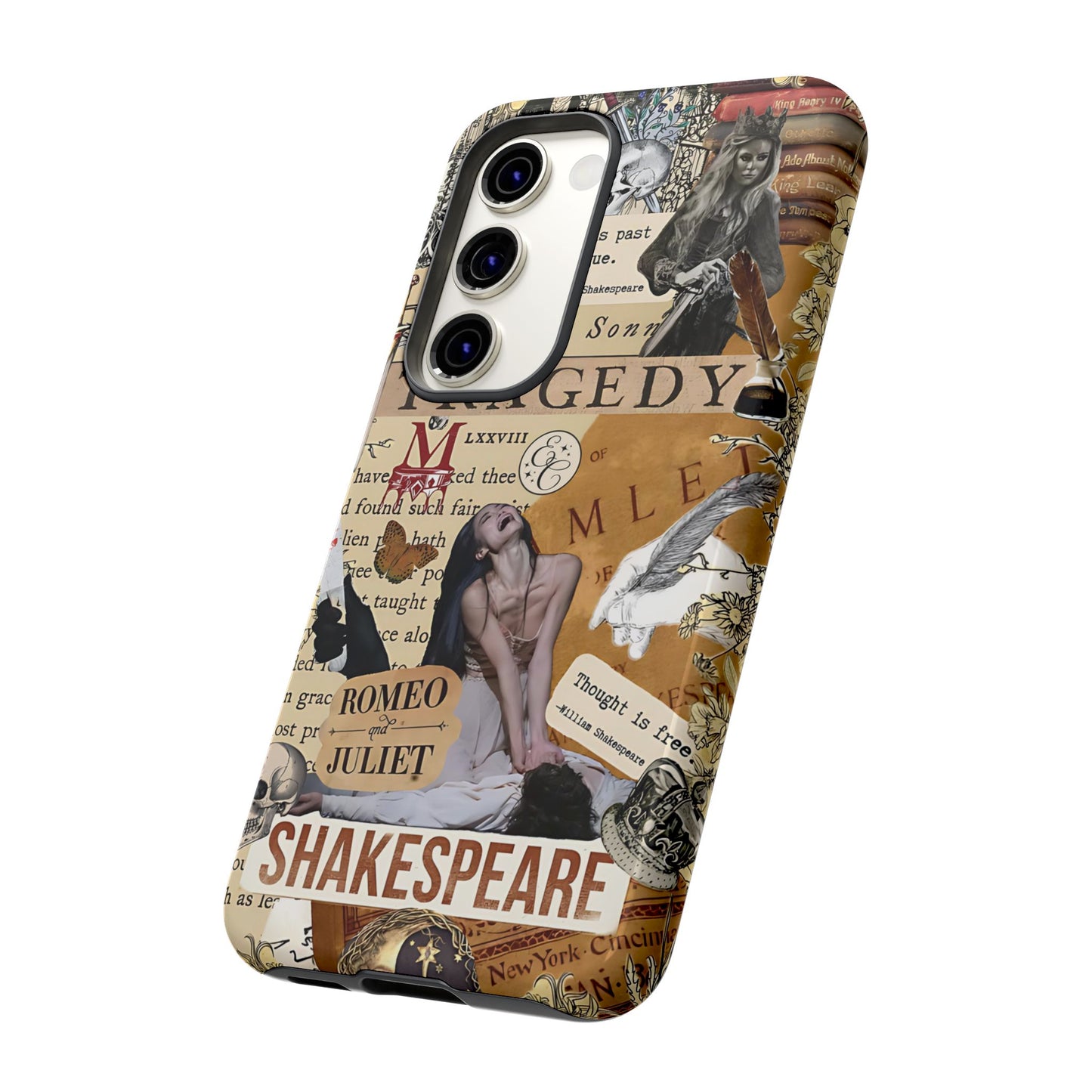 Shakespeare Tragedy Collage Tough Phone Case