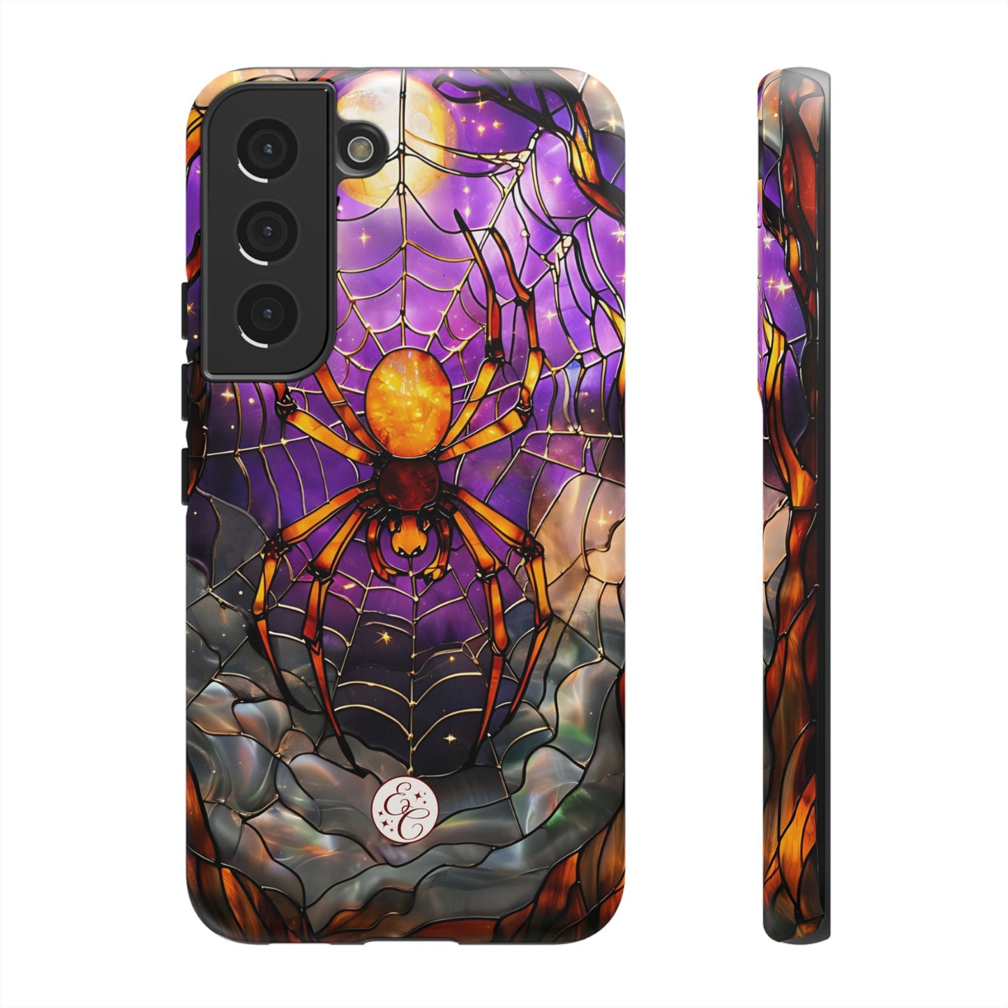 Stained Glass Spider Tough Phone Case