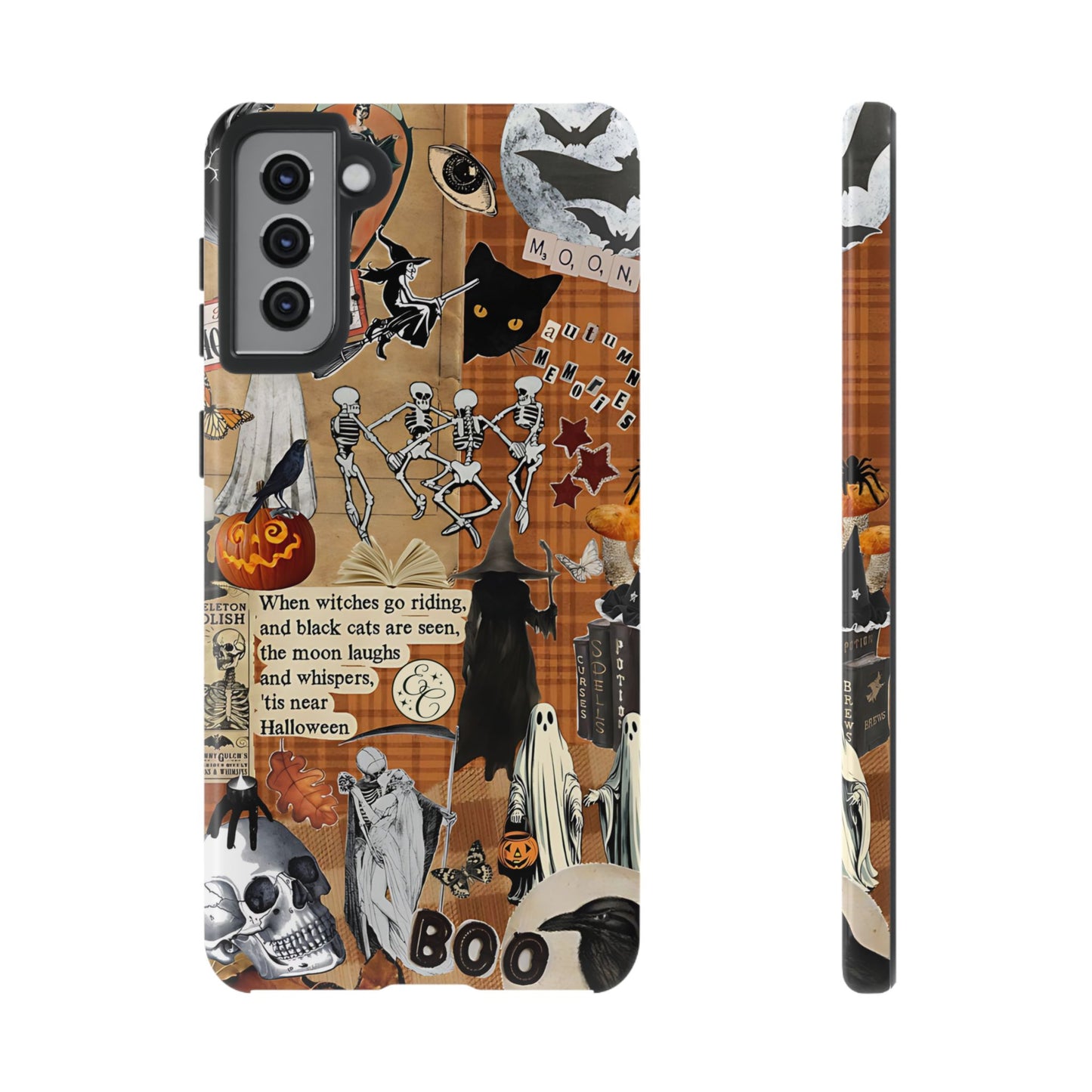 Halloween Spooky Collage Tough Phone Case