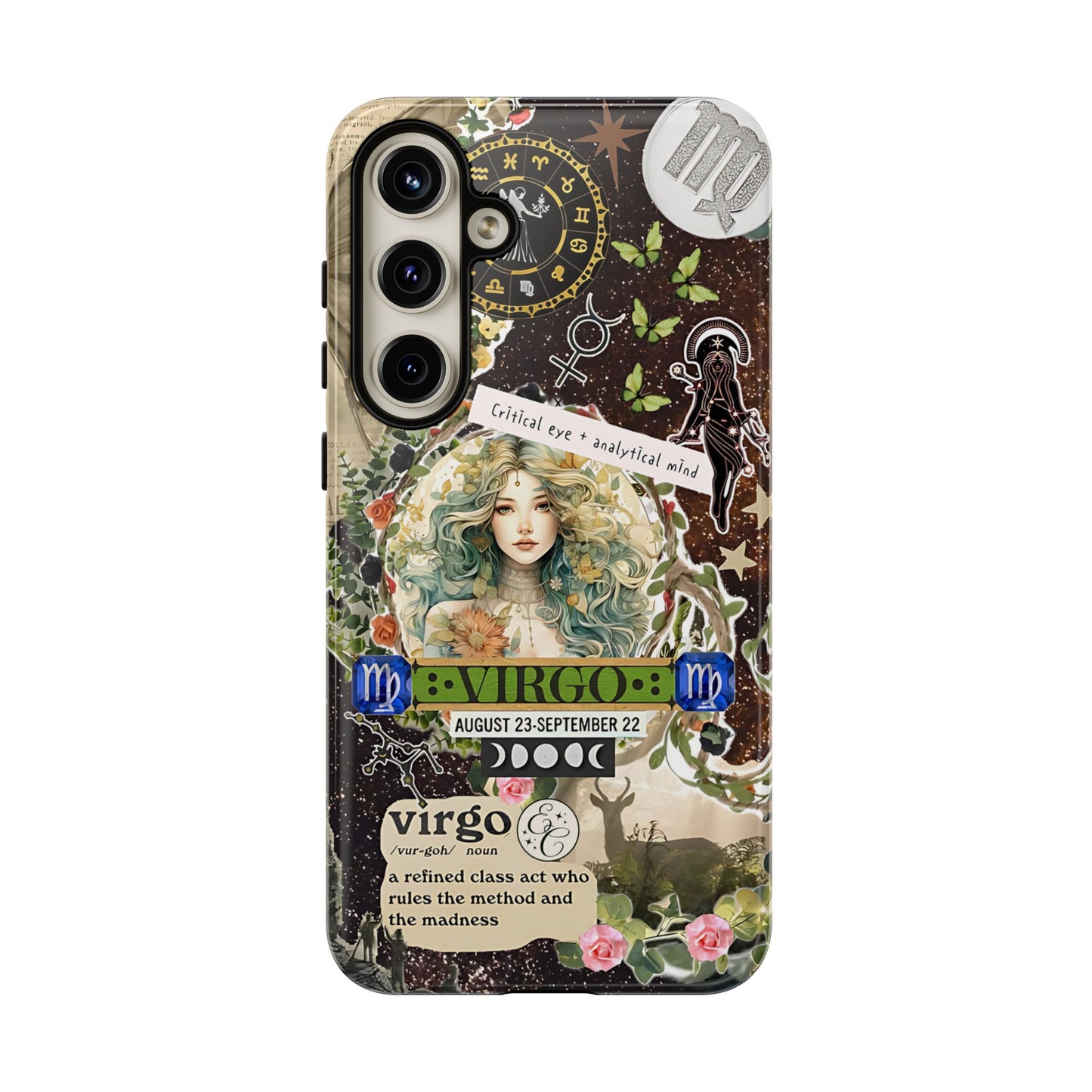 Virgo Zodiac Star Sign Tough Phone Case