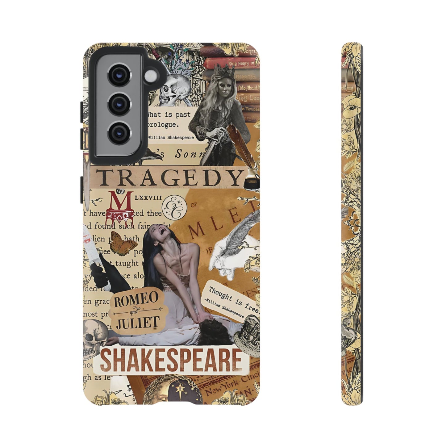Shakespeare Tragedy Collage Tough Phone Case