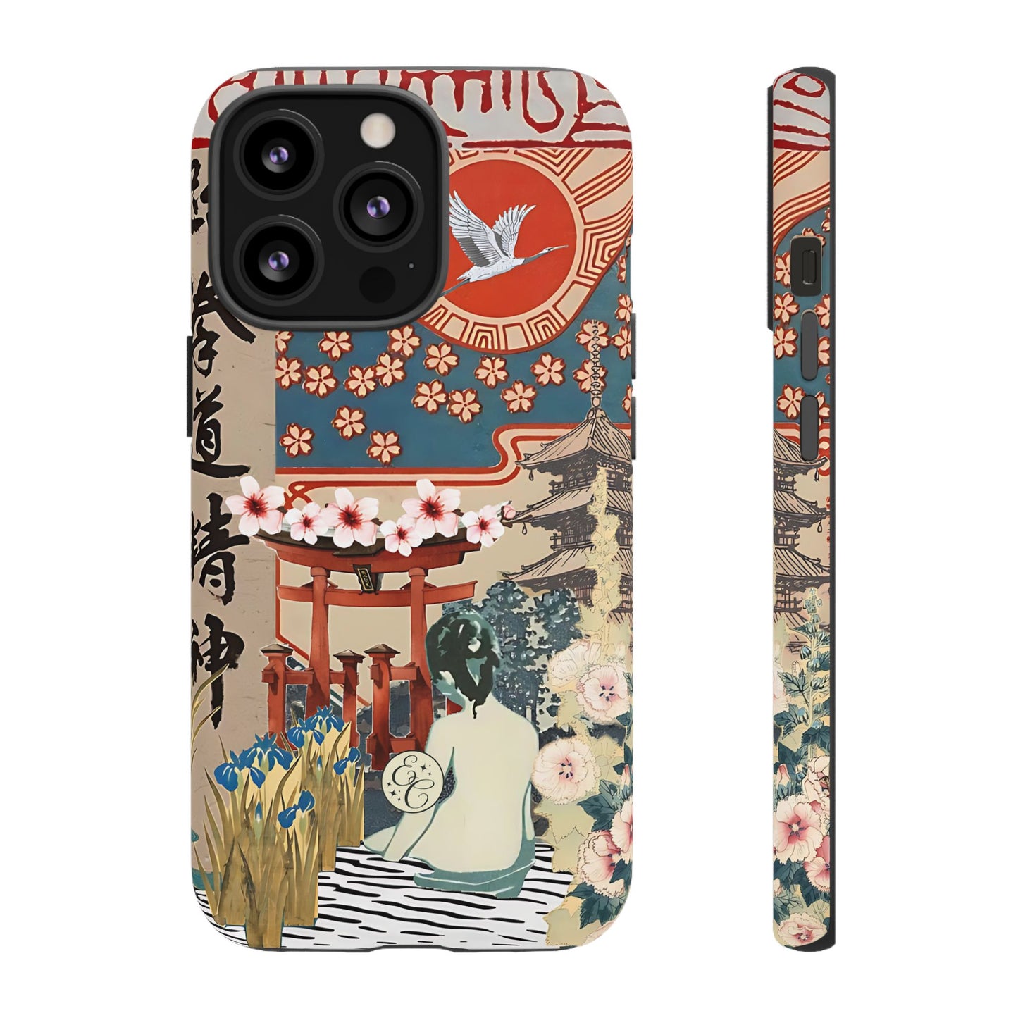 Japanese Style Art Tough Phone Case
