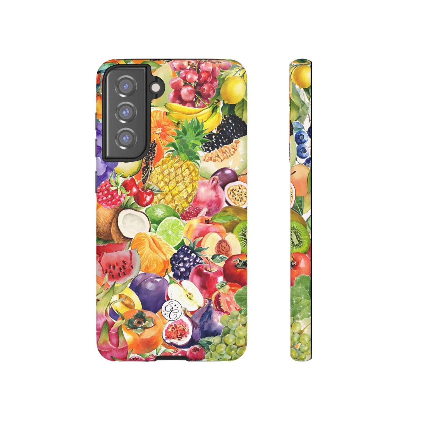 Colorful Fruits Collage Tough Phone Case