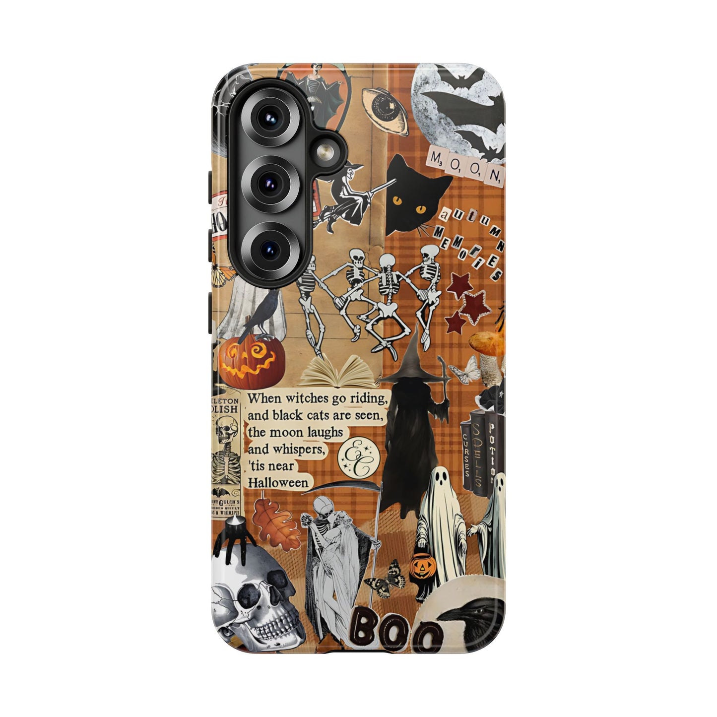 Halloween Spooky Collage Tough Phone Case