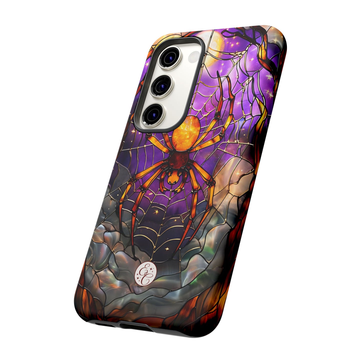 Stained Glass Spider Tough Phone Case