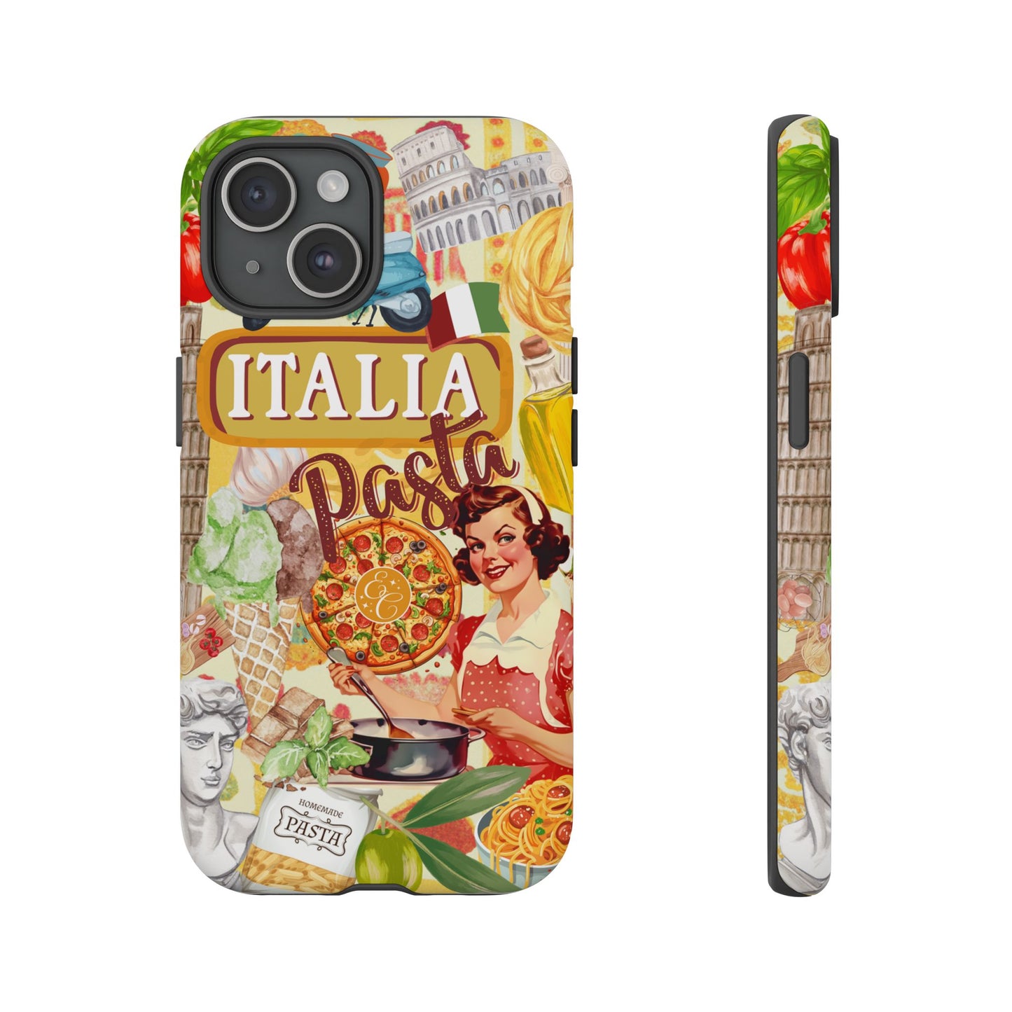 Italian Cuisine Collage Tough Phone Case