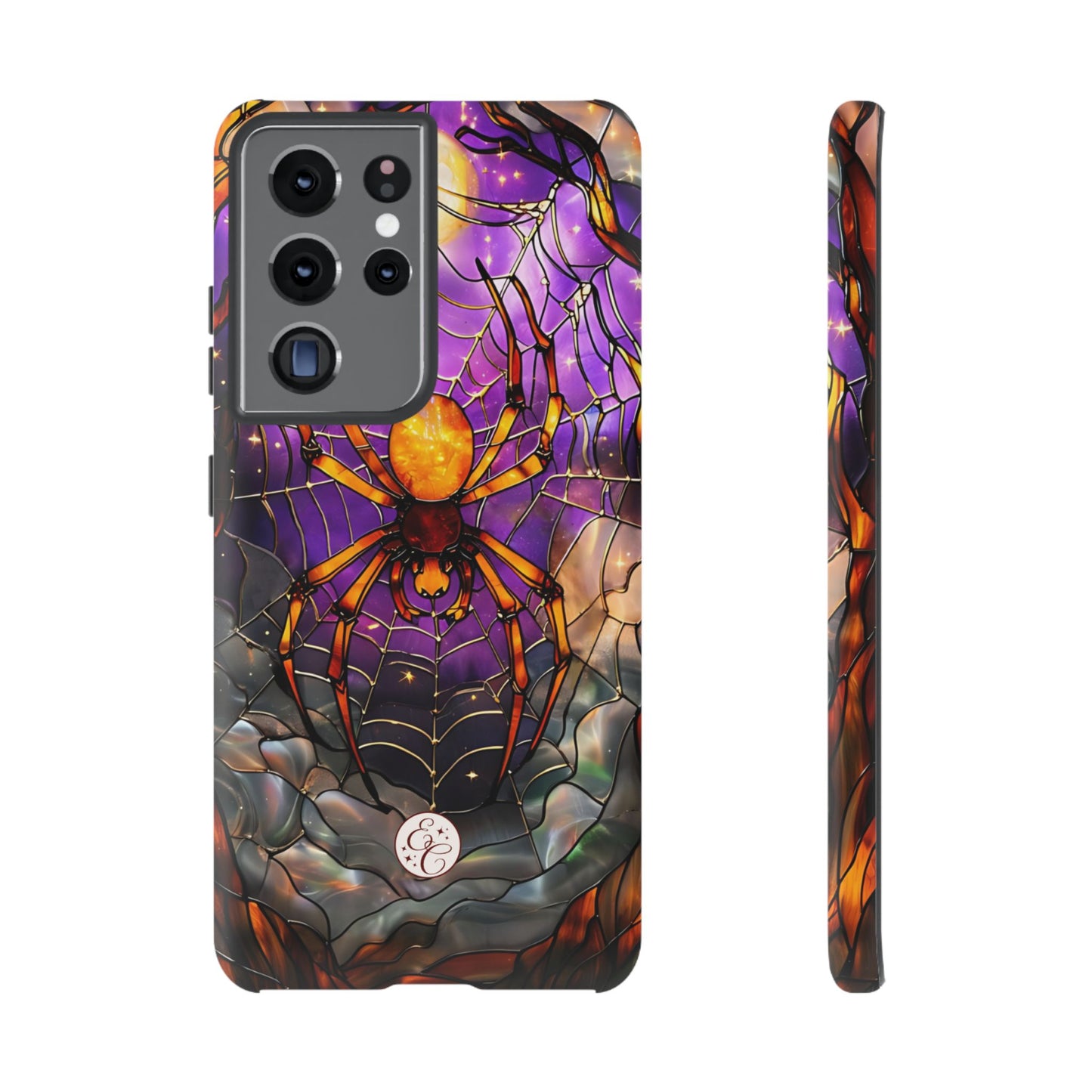 Stained Glass Spider Tough Phone Case
