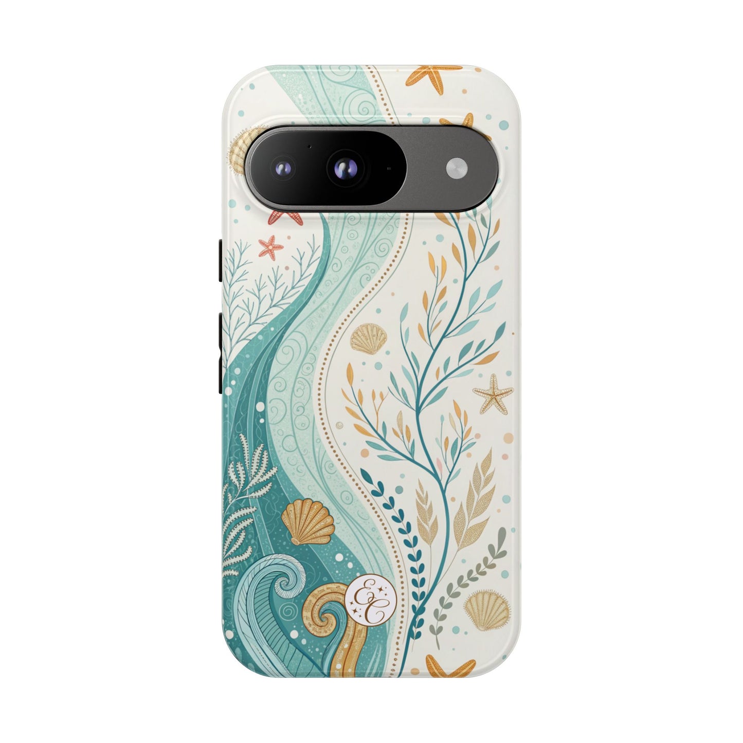 Ocean Boho Doodle Tough Phone Case