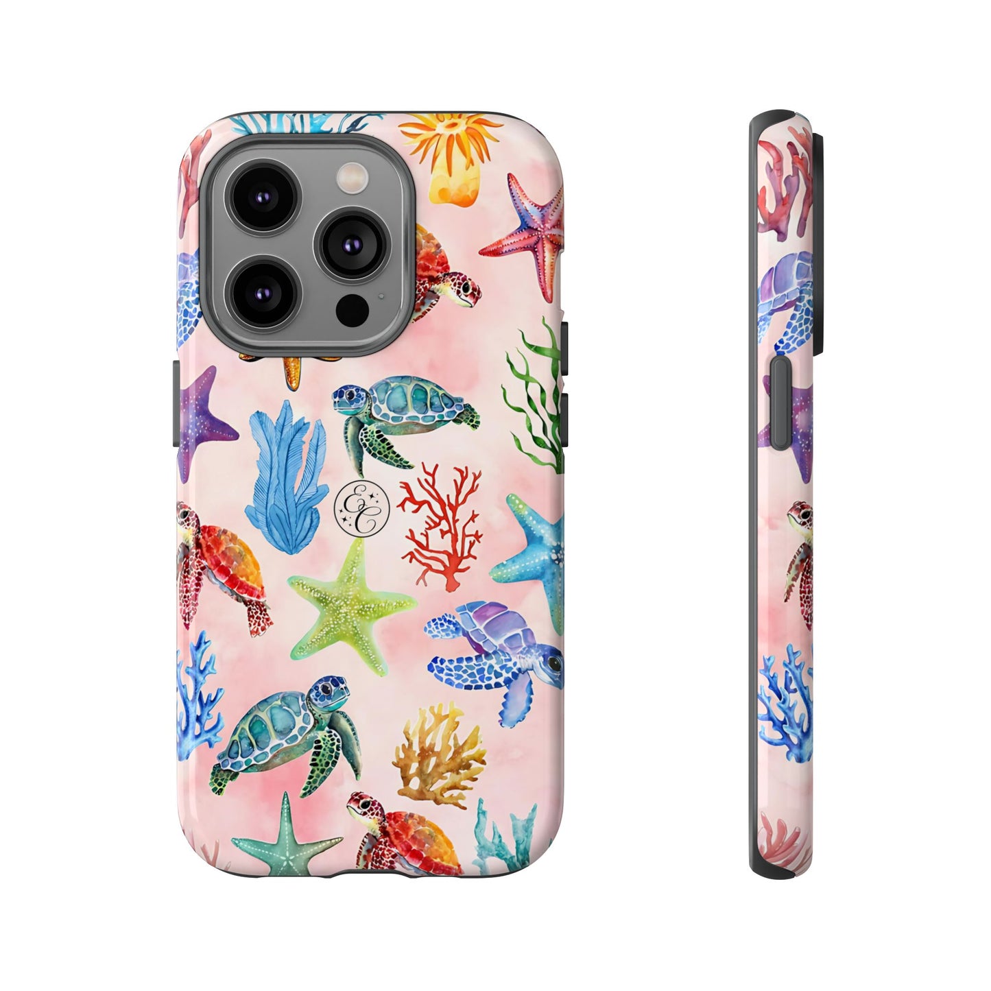 Colorful Marine Life Tough Phone Case