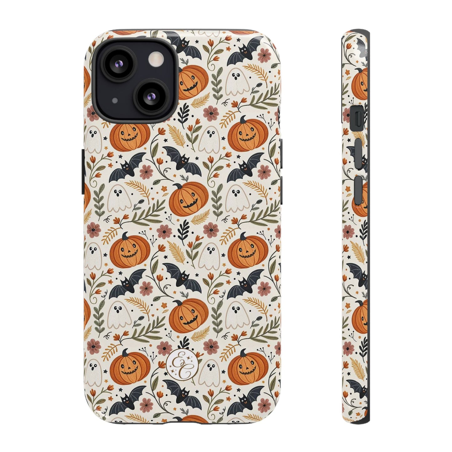Halloween Pattern Boho Doodle Tough Phone Case
