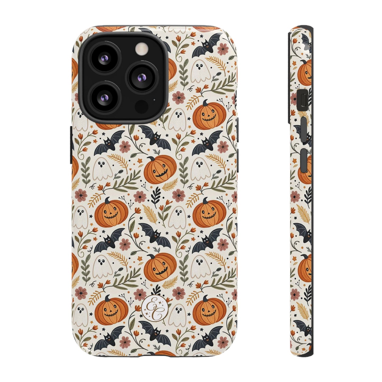 Halloween Pattern Boho Doodle Tough Phone Case