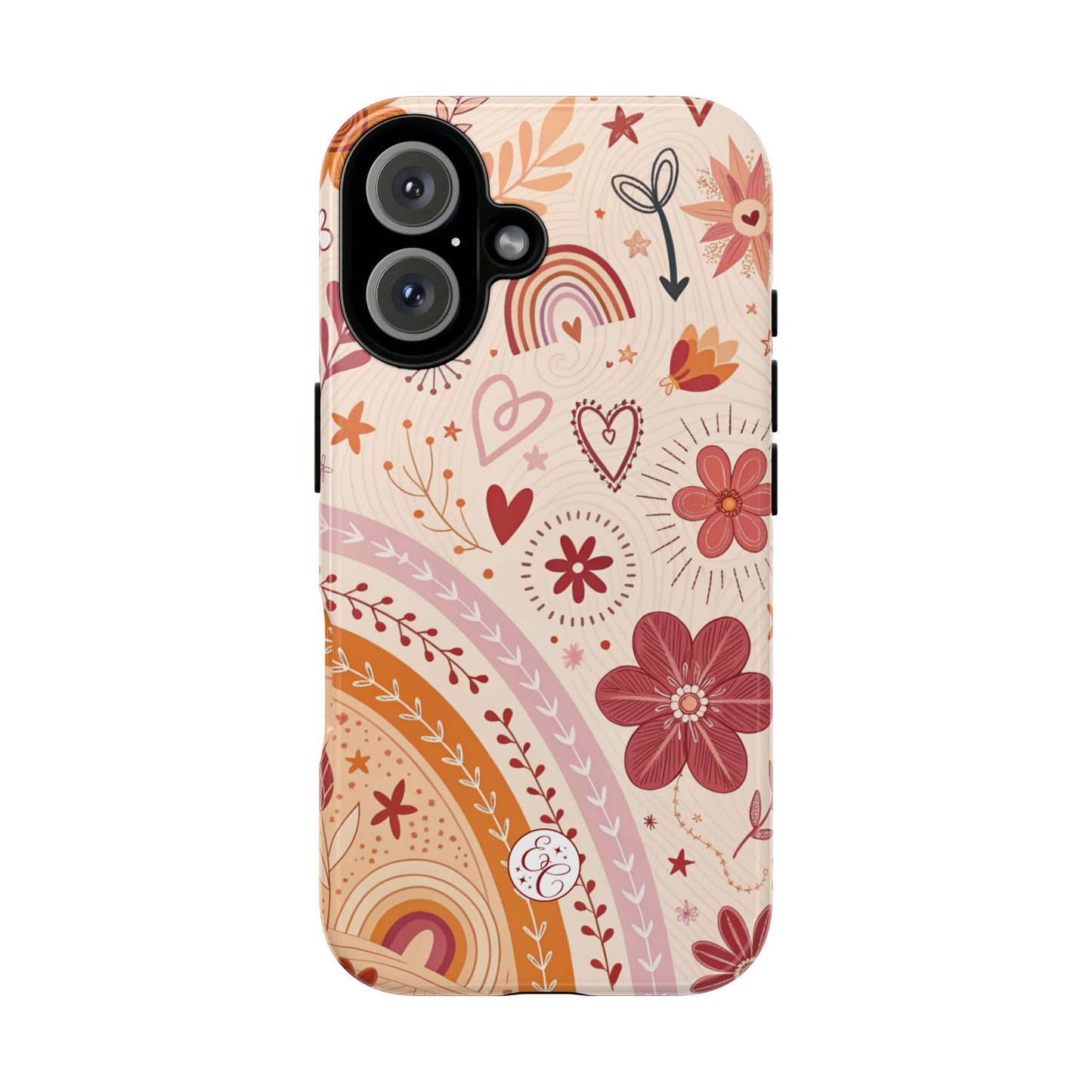 Lesbian Boho Doodle Tough Phone Case