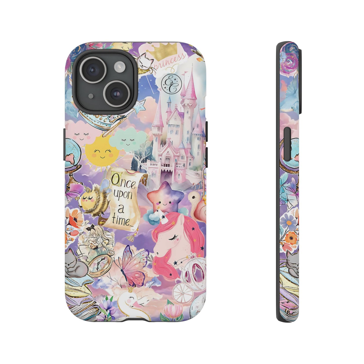 Whimsical Fairytale Collage Tough Phone Case