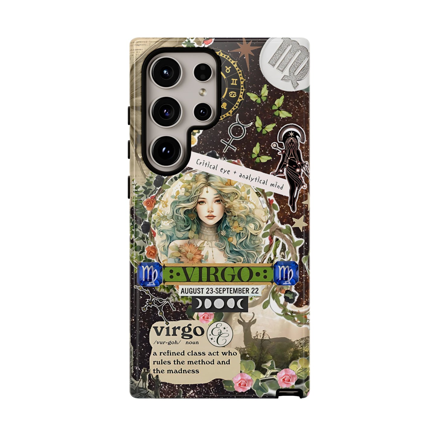 Virgo Zodiac Star Sign Tough Phone Case