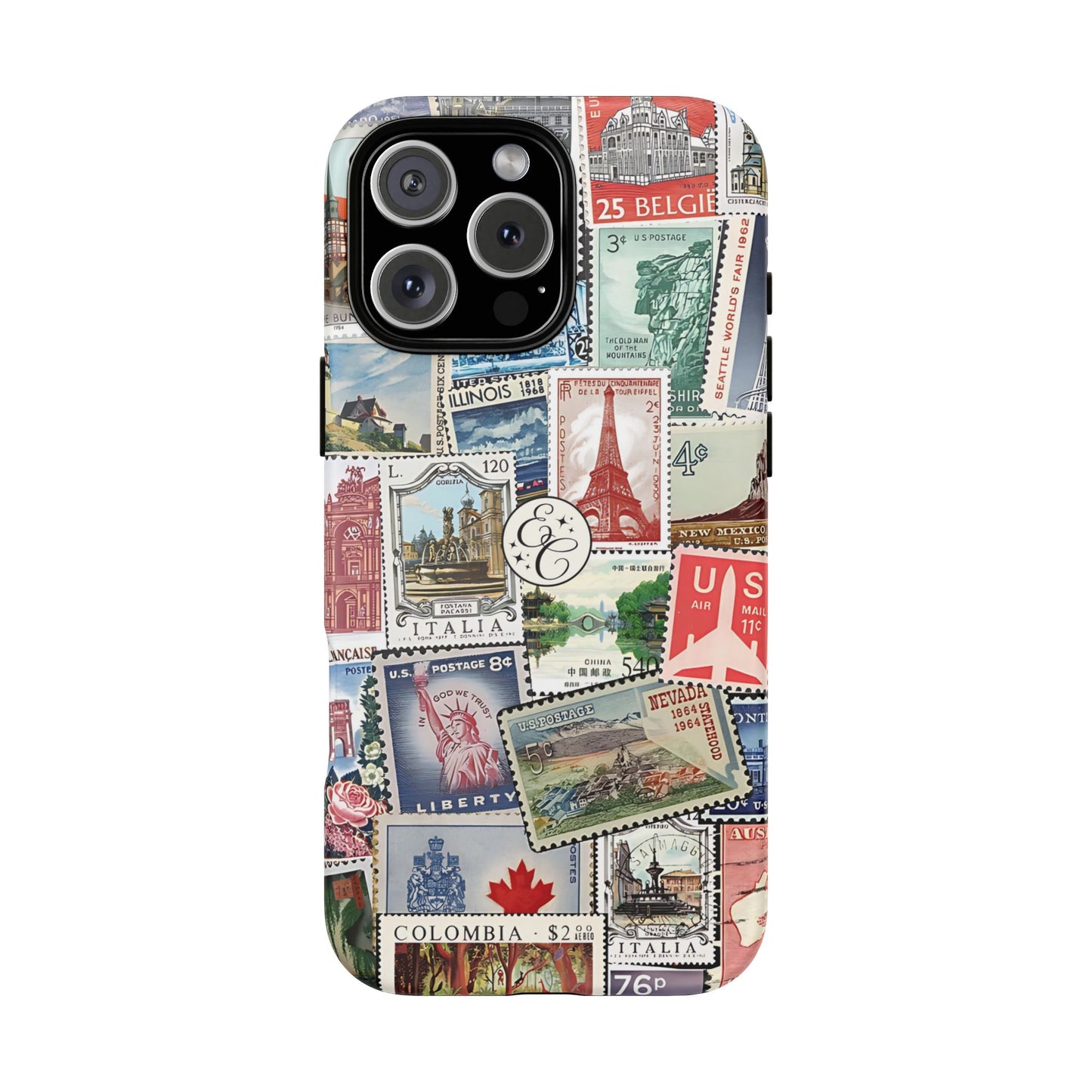 Vintage Stamp Collection Tough Phone Case