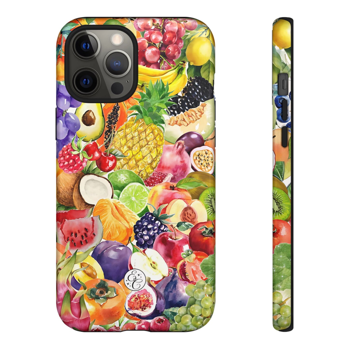 Colorful Fruits Collage Tough Phone Case