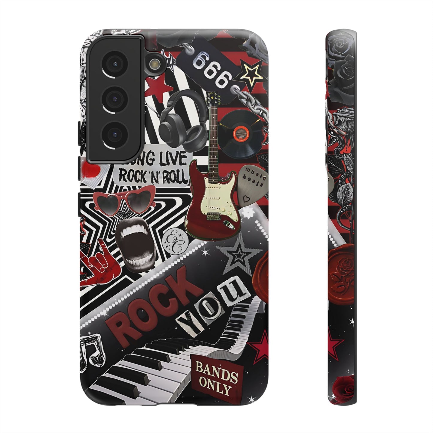 Rock and Roll Collage Tough Phone Case