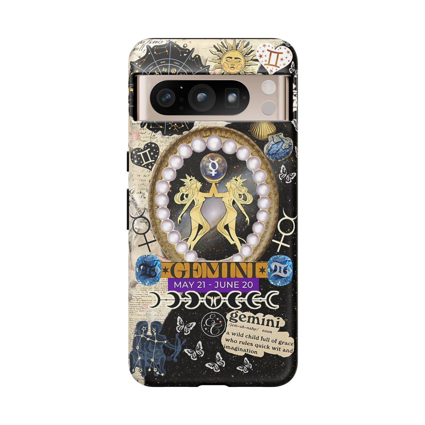 Gemini Zodiac Sign Tough Phone Case