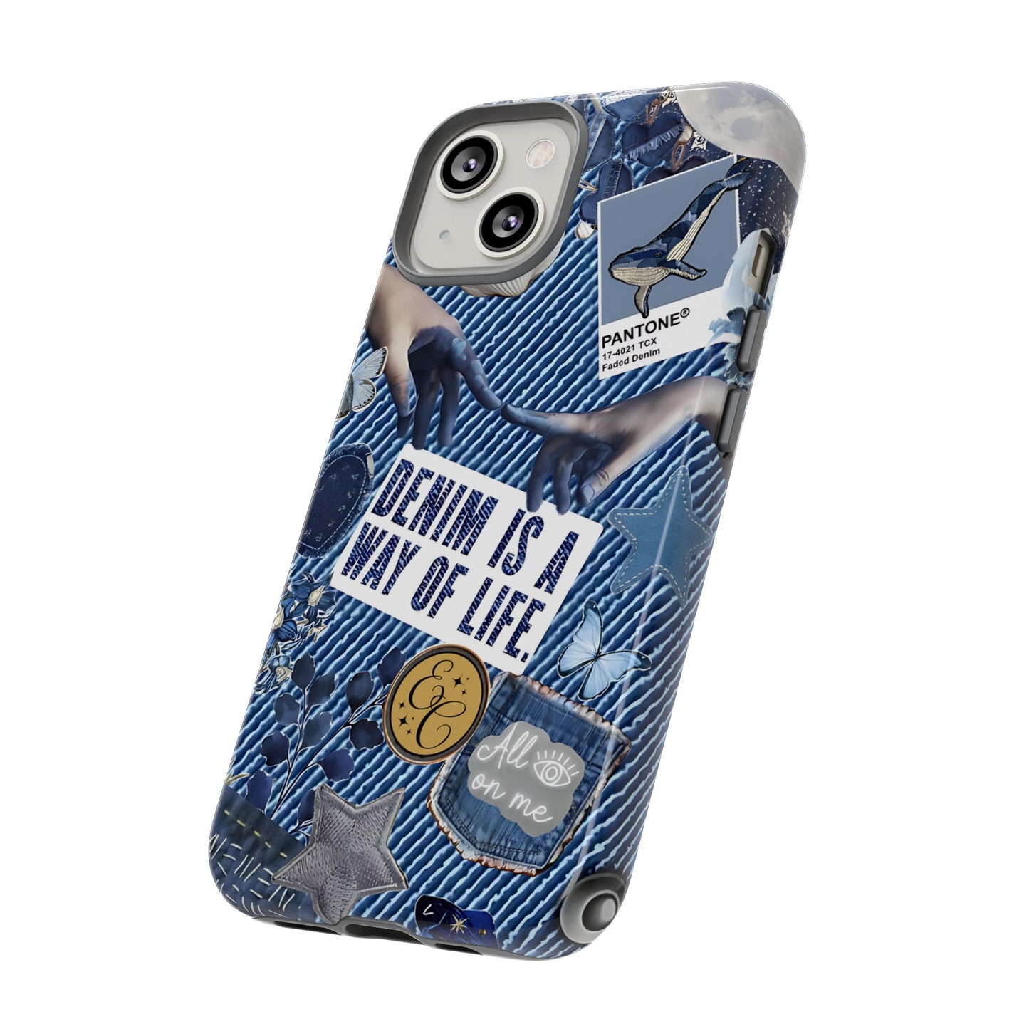 Denim Texture Tough Phone Case