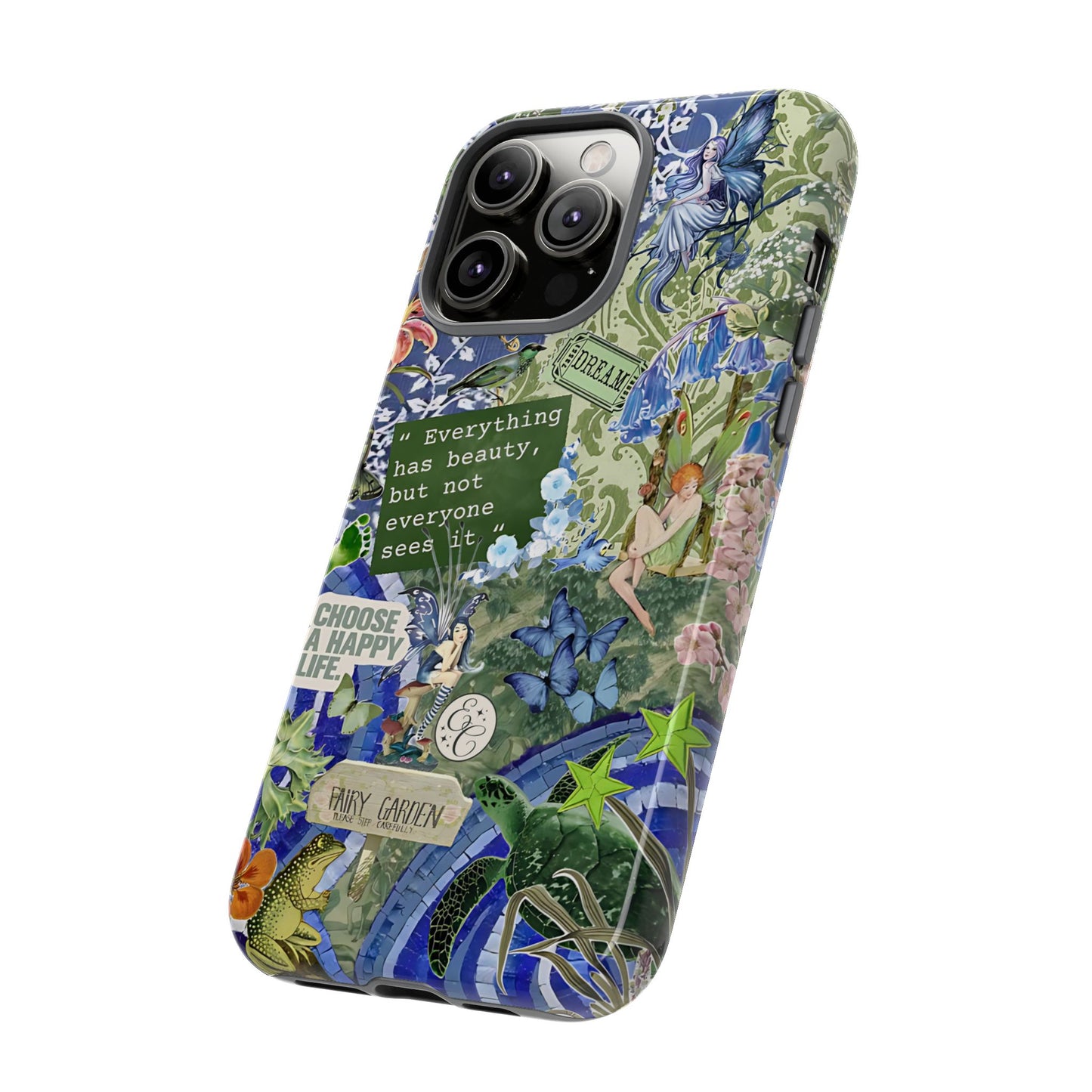 Fairy Garden Collage Tough Phone Case