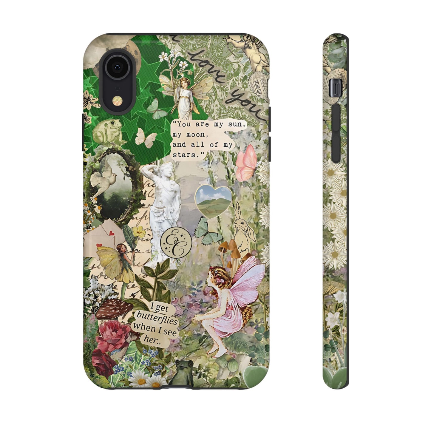 Vintage Botanical Collage Tough Phone Case