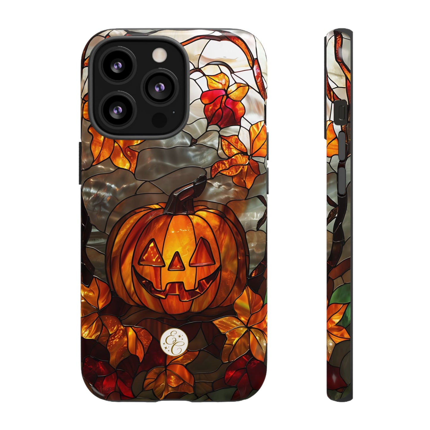 Stained Glass Pumpkin Tough Phone Case